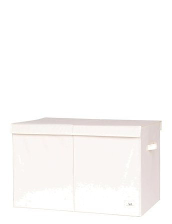 3 Sprouts 3 Sprouts Storage Box With Lid, Cream - Cream - ONE SIZE