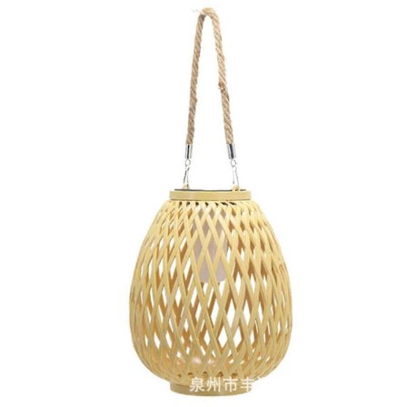 Mini Vävda Lampskärmar Solskydd Hängande Lampa Vide Vävda Pendellampskärmar Pendellampa