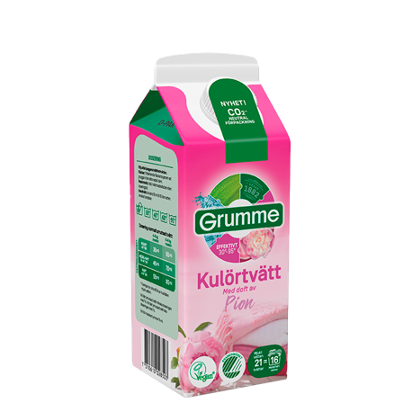 Grumme Flytande Kulörtvätt Plus Pion 750 ml