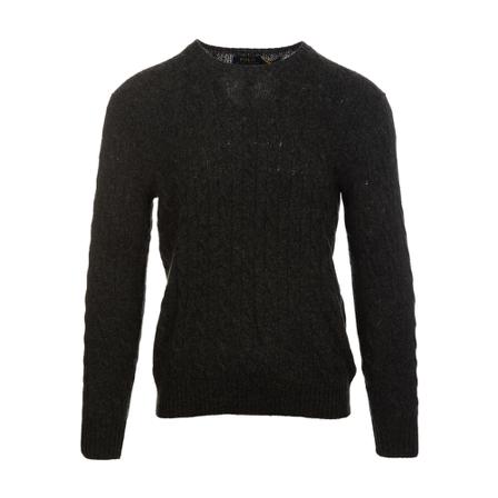 Ralph Lauren, Round-neck Knitwear Grijs, Heren, Maat:L