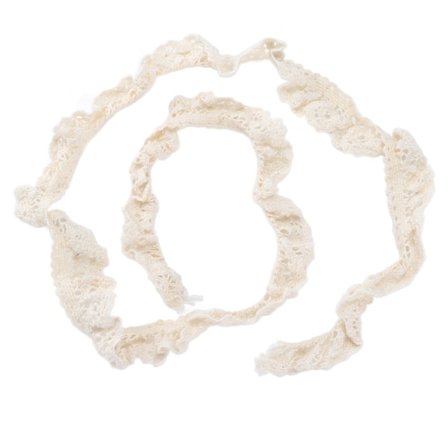 Blonderbånd 2 cm bredt unikt design bomullstråd holdbart blonderdesign for klær sko hatter vesker