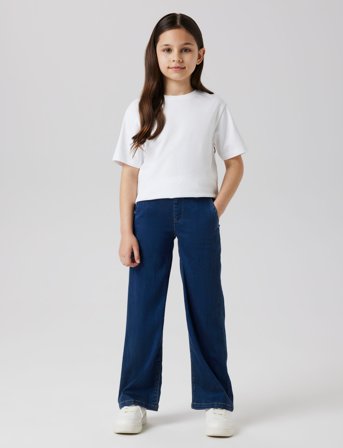 name it Nkfsalli Wide Jeans 8293-To Noos - Blue - 104