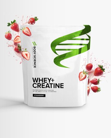 Body Science Whey+Creatine - 1000g - Strawberry