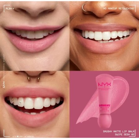 Professionel mat læbestift med en blød, mat finish, fugtgivende og hydrerende, og opbyggelig farve.