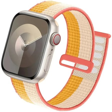 Nylon Loop Armband för Apple Watch Armband 49mm Ultra2 44mm 40mm 45mm 41mm 46-42mm Armband för iwatch armband Serie 9 8 se 7 6 5 4 10