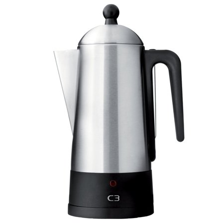 C3 Design perkolator 6 kopper, rustfrit stål - Rustfri stål | KitchenOne