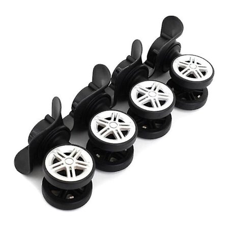 Bagageudskiftning Kuffert Hjul Hjuludskiftning Rejsekuffert Hjul Bagage Kuffert Venstre Og Højre Hjul Reparation Tilbehørssæt 2 Par DB