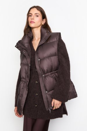 CAMILLA PIHL - Lenox Down Vest - Dark brown - 38