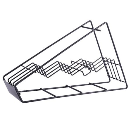 4 Flaske Tråd Display Stativ/ Sirup Stativ Kaffe Opbevaring Stativ Multifunktion Mælkete Rack Display