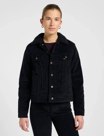 Lee Jeans Sherpa Rider Jkt - Black - M