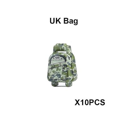 Militära byggklossar Soldatfigurer Gåvor Leksaker Vapen Gevär Special Force SWAT Arméväst Hjälm Explosionssäkra kläder MOC Fingerfärdighetsspel