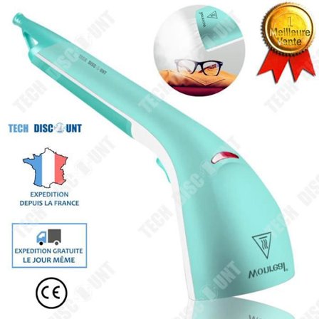 Bärbar strykjärn - TD - Mini ångstrykjärn - 300W - Blå turquoise - 60ml tank