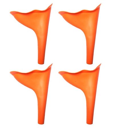 4 stk. Kvinde urinal urinal til kvinder kvinde urinal tissetragt kvinder urinal til piger tisse stående med bæretaske