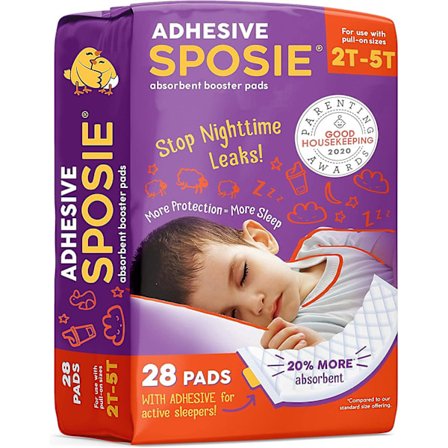 Sposie Ble Booster Pads - Bleindlæg til bleer, natten over,