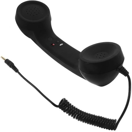 3,5 mm Barnhörlurar Trådbunden Vintage Telefon Gammaldags Telefon Retro Mobiltelefon 3,5 mm Vintage Telefonlur Gammal Mobiltelefon