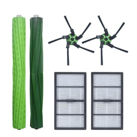 1 Rullborste, 2 Sidoborstar och 2 HEPA-dammfilter för Roomba S9 (9150) / S9 Plus (9550) dammsugare