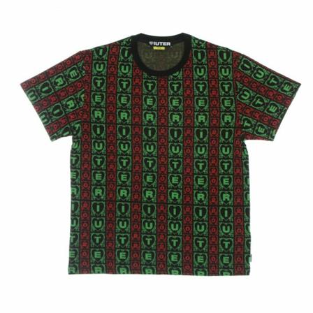 Iuter, t-shirt lovely jacquard Zielony, Mężczyzna, Rozmiar: M