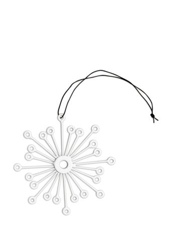 Snefnug Home Decoration Christmas Decoration Christmas Baubles & Tree Accessories Hvid Nordstjerne