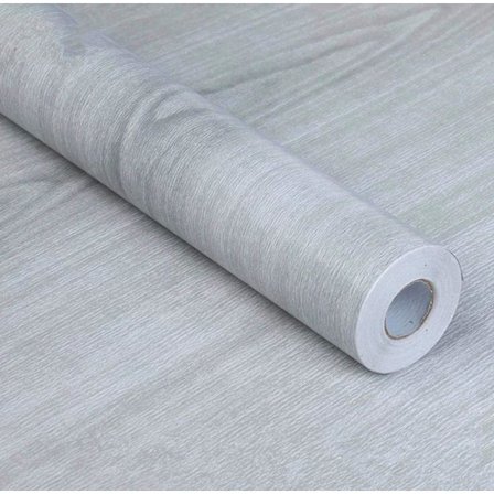 Självhäftande Grå Träimitation Kontaktpapper Bänkskiva Papper Möbler Skåp Garderob Hyllfoder Tapet