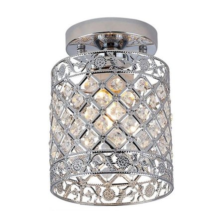 Mini Style Modern Decor Crystal Flush Mount Taklampa Fi
