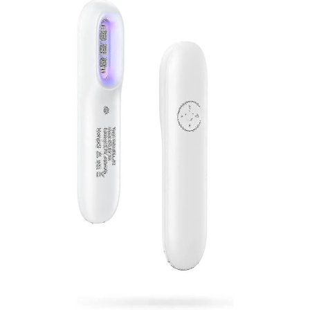 Bedste, LED-lampe Mini 311nm Håndholdt Fototerapi Lampe Bærbar Smal UV Fototerapi Lampe Med Timer Sikkerhedsbriller-m.3255