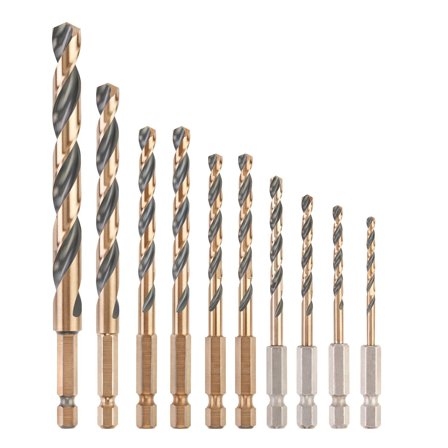 Dewalt DT20620-QZ Multimaterialbor HSS-G, 10 deler, Maskintilbehør & forbruk