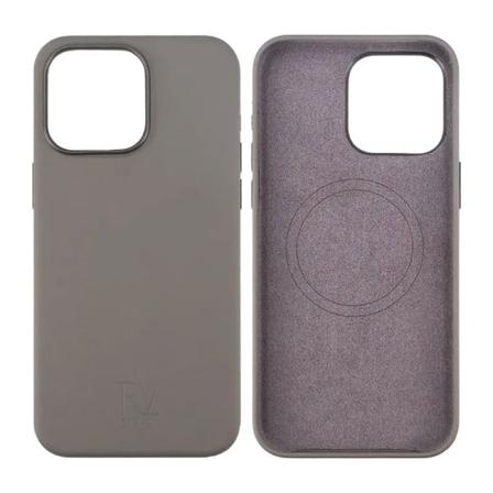 iPhone 15 Pro Silikonskal Rvelon MagSafe - Grå Grey