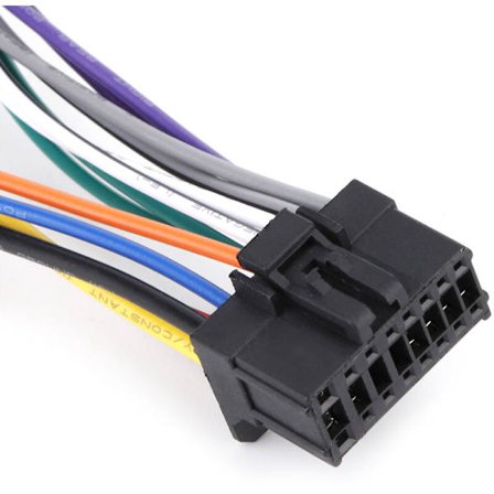 16-stifts bilstereoharneskport till Mini 8-stifts Iso-kontaktkablage passar F