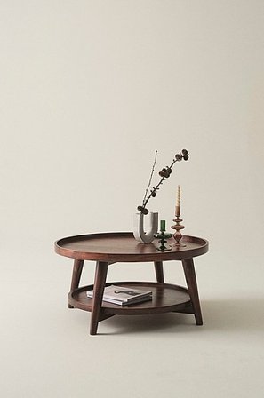 Jotex - Soffbord ø 80 Cm Mangoträ Brun UDINE - Köp Soffbord hos Jotex