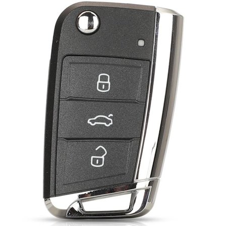 Käännettävä auton avaimen kuori VW Golf 7 Sportsvan GTI MK7 PASSAT B8 JETTA Touran Skoda Octavia A7 SEAT LEON IBIZA -malleille