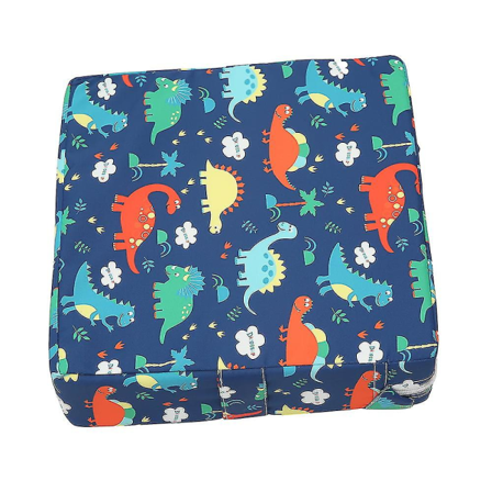 Barn Høy Stolpute Myk Justerbar Avtakbar Baby Barn Spisestolpute Stolforhøyerpute Blå