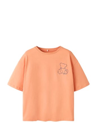 name it Nkmbyne Ss Rlx Top Box Ps Noos - Coral - 134-140