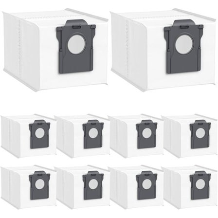 10 Ersättningsdammpåsar för Dreame L10s Pro Ultra Heat/ L10s Ultra Gen 2/ X40 Ultra/L40 Ultra/X30 Ultra/X50 Ultra Complete