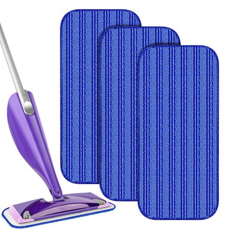 Återanvändbara moppdynor för Swiffer WetJet 6-pack, återanvändbar moppdyna, M