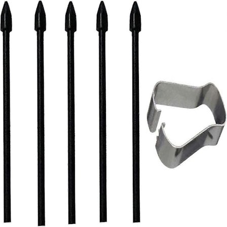 Galaxy Tab S6/s7 Pen Nib, 10/20/s Pen Nib, 5x Hvide Erstatnings Touch Stylus Spidser Stylus Pen Spidser Touch Stylus Med Fjernelsesværktøj Arbejde Ved