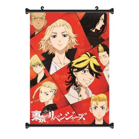 Vattentät affisch på duk Tokyo Revengers Draken Chifuyu Mikey
