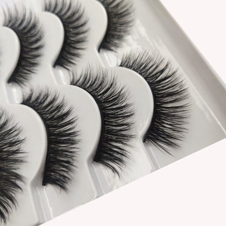 5 paria tekoripsiä - 6D tekominkki - G225