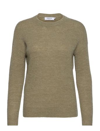 Femme Alpaca O Pullover Brown MOSS COPENHAGEN