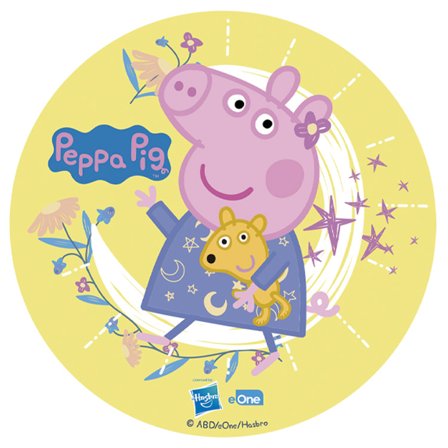 Gurli Gris/Peppa Pig Kagebillede 15,5 cm