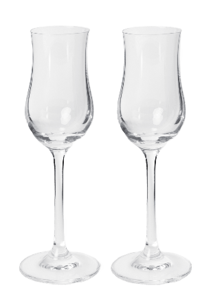 Chateau BONLION Grappaglas kristall BELLE 10 cl, 2-pack Cocktail- & drinkglas Transparant ONESIZE