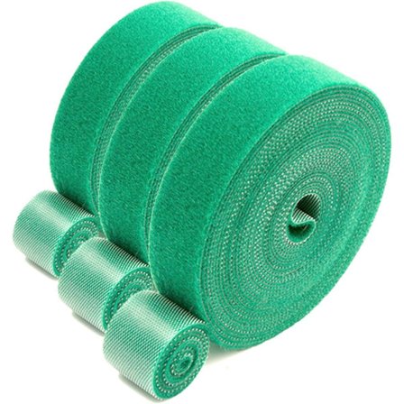 Plantebånd, Grønt Havebånd, 3 Ruller, Genbrug og Genanvendeligt, Havebånd