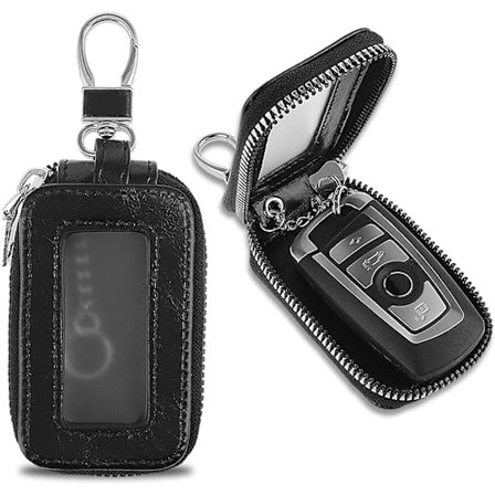 Auton avaimen suojakotelo Auton avaimen pidike Yleinen Premium avaimen pidike Avaimenperä vetoketjulla Avaimenperäpussi Nahkainen Auton avaimen pidike