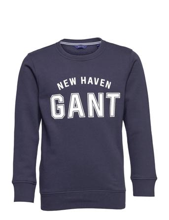 Logo C-Neck Blue GANT