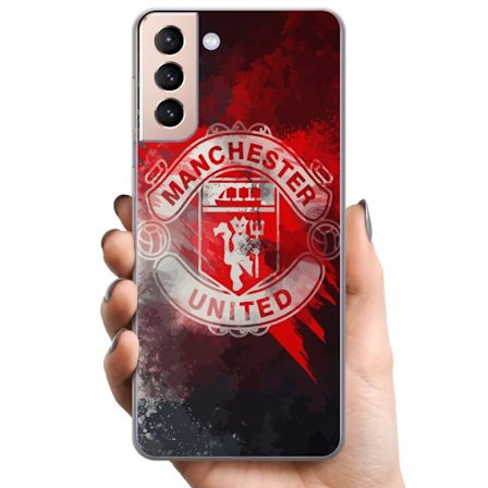 Kompatibelt Mobildeksel til Samsung Galaxy S21 Manchester United FC