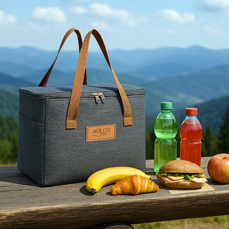 12,8 liters køletaske med isolerende inderfor - Grå