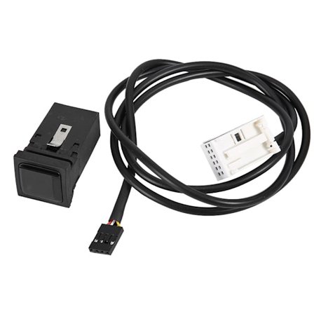 Bil USB Audio AUX Inngangskontakt Bryter Kabel for RCD310 Golf/GTI/R MK5 MK6 Jetta 5KD035724