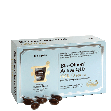 Pharma Nord Bio-Qinon Active Q10 Gold 100 mg 150 kapsler