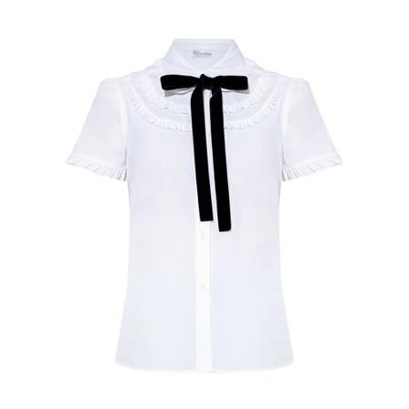 RED Valentino Shirt with short sleeves , Wit , Dames , Maat: M