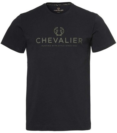 Chevalier M's Logo T-shirt Black Night - T-skjorter og Poloskjorter