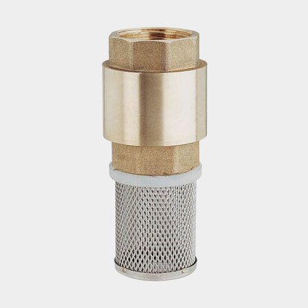 Check valve with strainer Maestrini Spring Check Valve with Stainless Mesh, brass, 3/4" G (BSP)